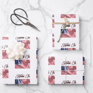 Wrapping Paper Flat Sheet Set of 3