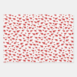 Wrapping Paper Flat Sheet Set of 3