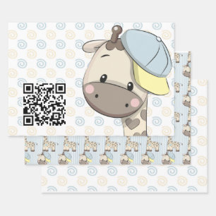 Wrapping Paper Flat Sheet Set of 3