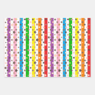 Wrapping Paper Flat Sheet Set of 3