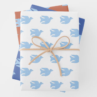 Wrapping Paper Flat Sheet Set of 3