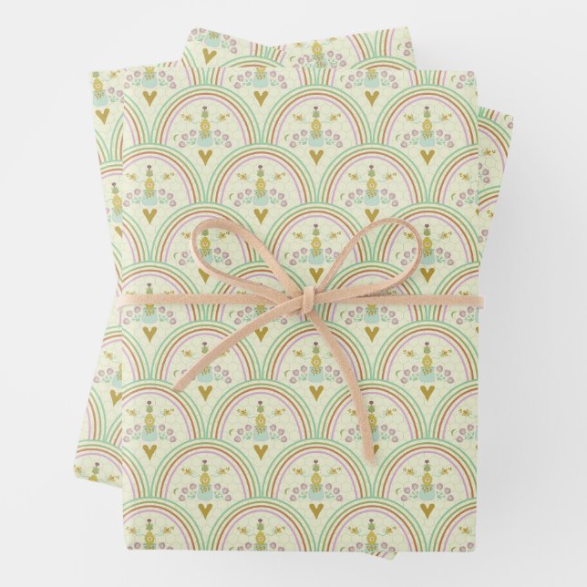 Wrapping Paper Flat Sheet Set of 3 (In situ)