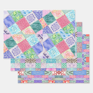Wrapping Paper Flat Sheet Set of 3