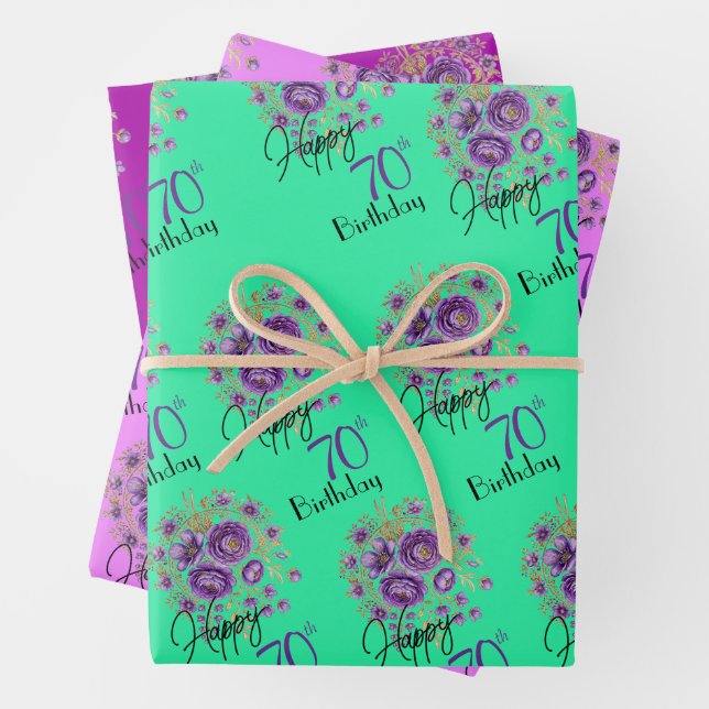 Wrapping Paper Flat Sheet Set of 3 (In situ)