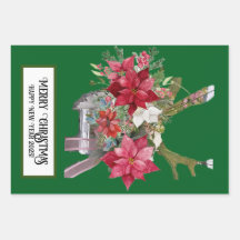 Wrapping Paper Flat Sheet Set of 3