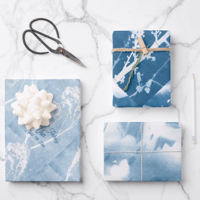 Wrapping Paper Flat Sheet Set of 3 (Front)