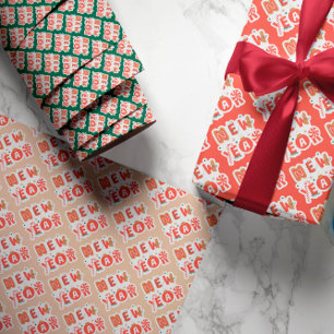 Wrapping Paper Flat Sheet Set of 3