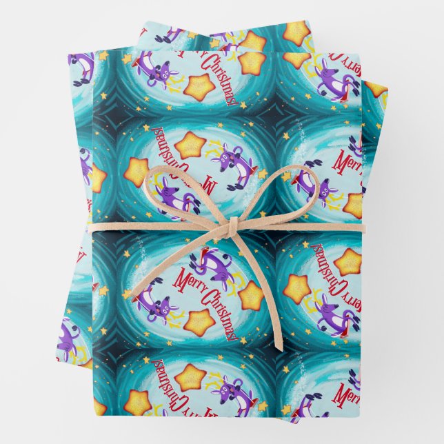 Wrapping Paper Flat Sheet Set of 3 (In situ)