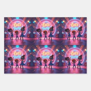 Wrapping Paper Flat Sheet Set of 3