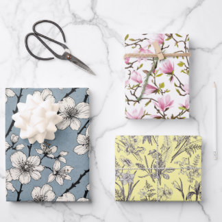 Wrapping Paper Flat Sheet Set of 3