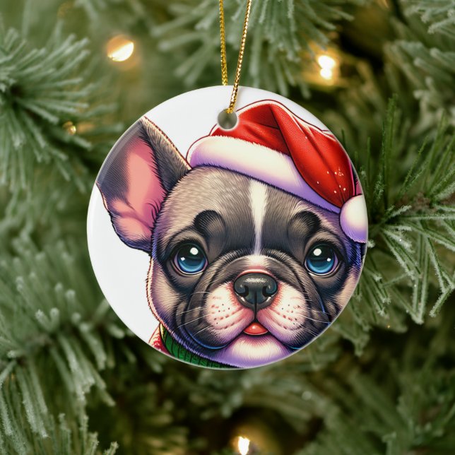 Wrapping Paper Flat Sheet Set of 3 Ceramic Ornamen Ornament (Tree)