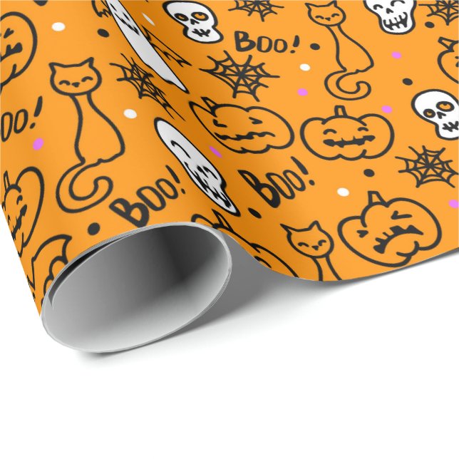 Wrapping Paper for Halloween. (Roll Corner)