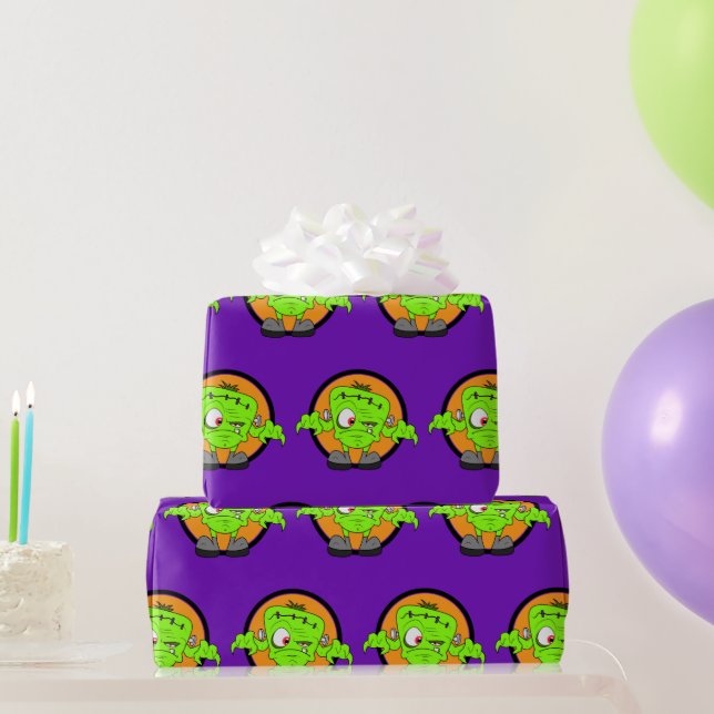 Wrapping Paper - Frank-On-Purple (Party Gifts)