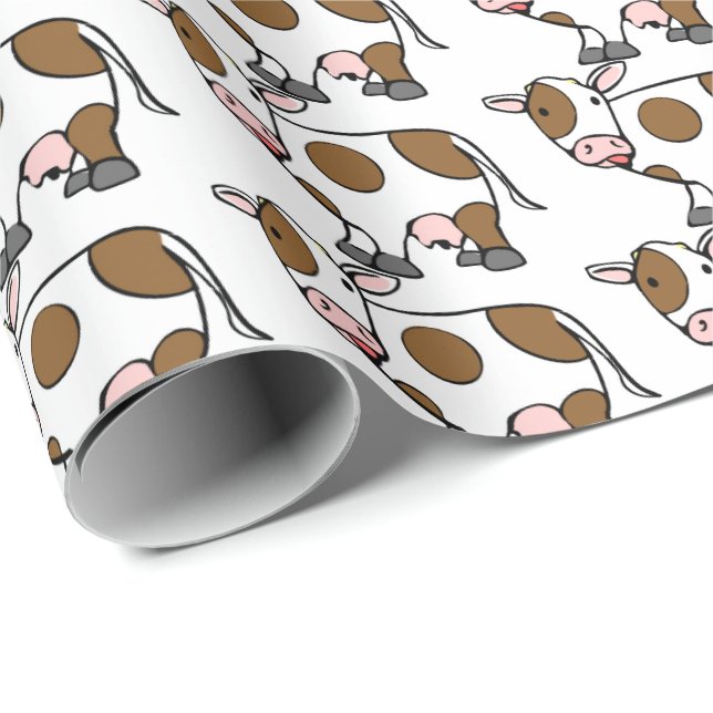 Wrapping Paper - Funny Cow (Roll Corner)