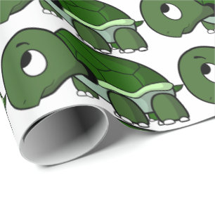Wrapping Paper - Funny Turtle