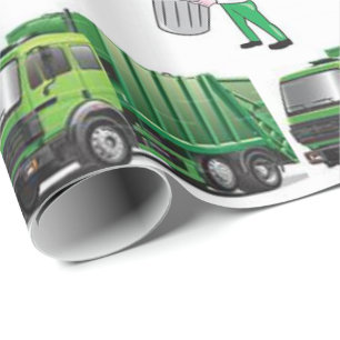 Wrapping paper Garbage Man
