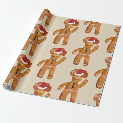 Wrapping Paper  Gingerbread Man