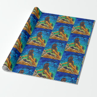 WRAPPING PAPER - GIRL IN ROCKPOOL