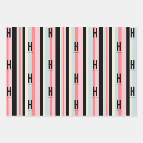 Wrapping Paper Happy Stripes by HATARI SANA