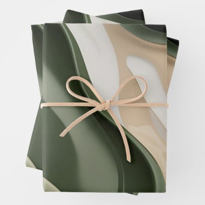 Wrapping paper in stylish abstract graphic