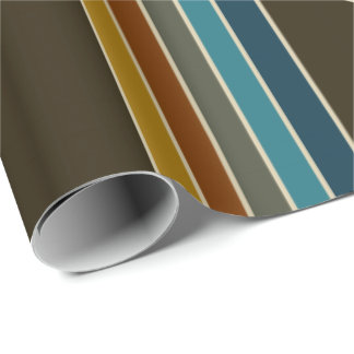 Wrapping Paper in Triple Dots - Brown