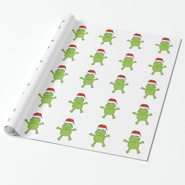 WRAPPING PAPER JOLLY FROG (Unrolled)