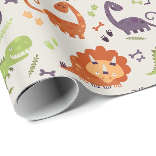 Wrapping Paper - Kids Love Dinosaur's (Roll Corner)