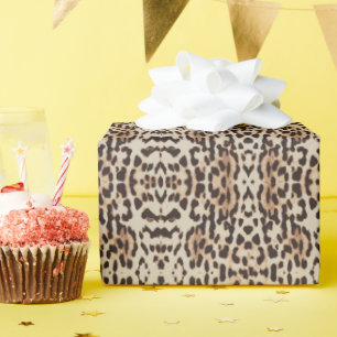 Wrapping Paper Leopard Animal Print 