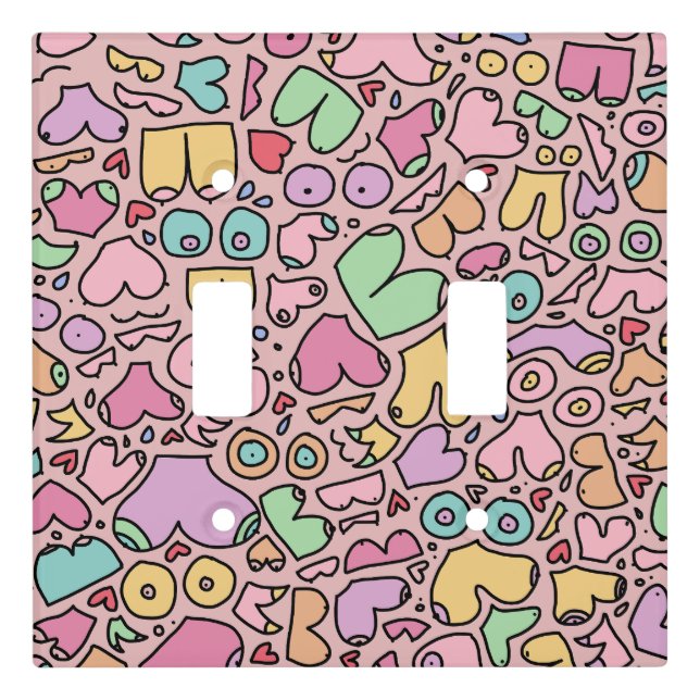 Wrapping Paper Light Switch Cover (Front)