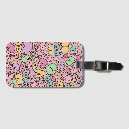 Wrapping Paper Luggage Tag