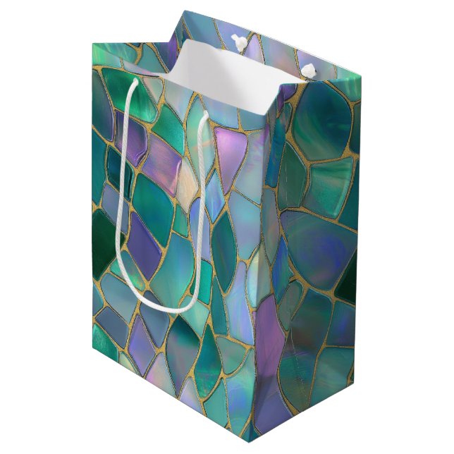 Wrapping Paper Medium Gift Bag (Front Angled)