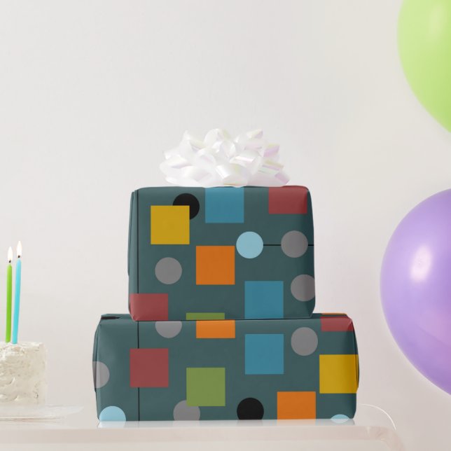 Wrapping Paper - Mid-Century Modern 1.3 Seamless (Party Gifts)