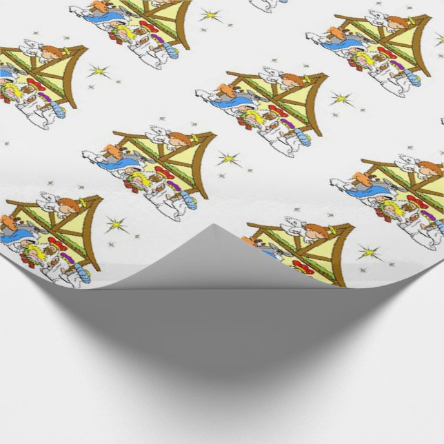 Wrapping Paper/Nativity Wrapping Paper (Corner)