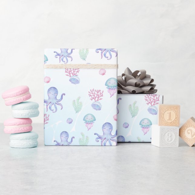 Wrapping Paper Nautical themed birthday party. (Baby Shower)
