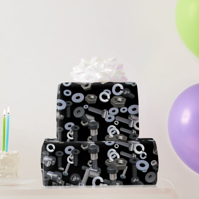 Wrapping Paper - Nuts and Bolts (Party Gifts)