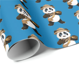 Wrapping Paper-Panda Bear Wrapping Paper