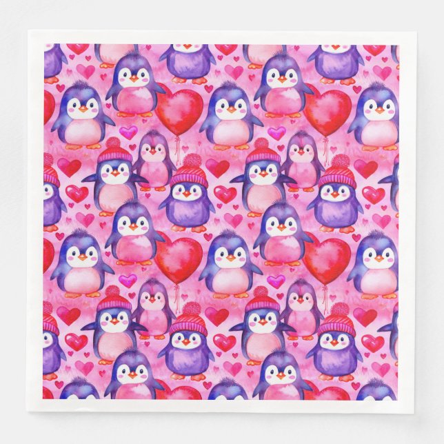 Wrapping Paper Paper Dinner Napkins (Front)