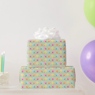 Wrapping Paper - Pastel Popsicle Pattern