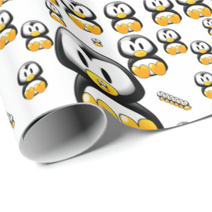 Wrapping paper Penguin