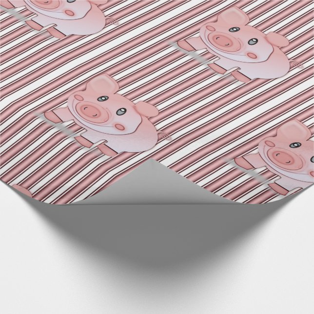 Wrapping paper Pigs (Corner)