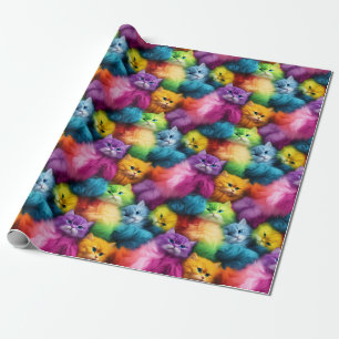 Wrapping Paper - Pride Cats 2
