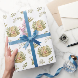 Wrapping Paper - Rabbits Pattern