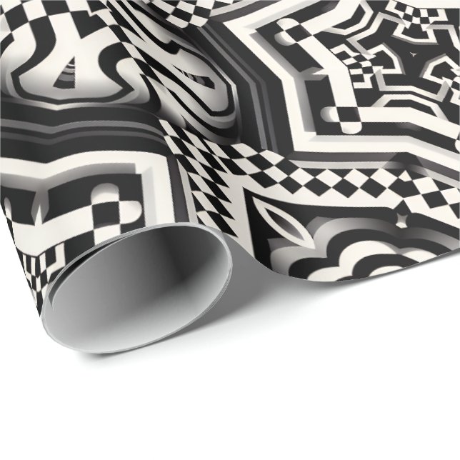 Wrapping Paper | Retro Mod Checkerboard (Roll Corner)