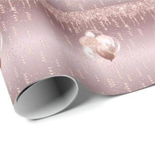 Wrapping Paper Roll 6' A Rose Gold Celebration 