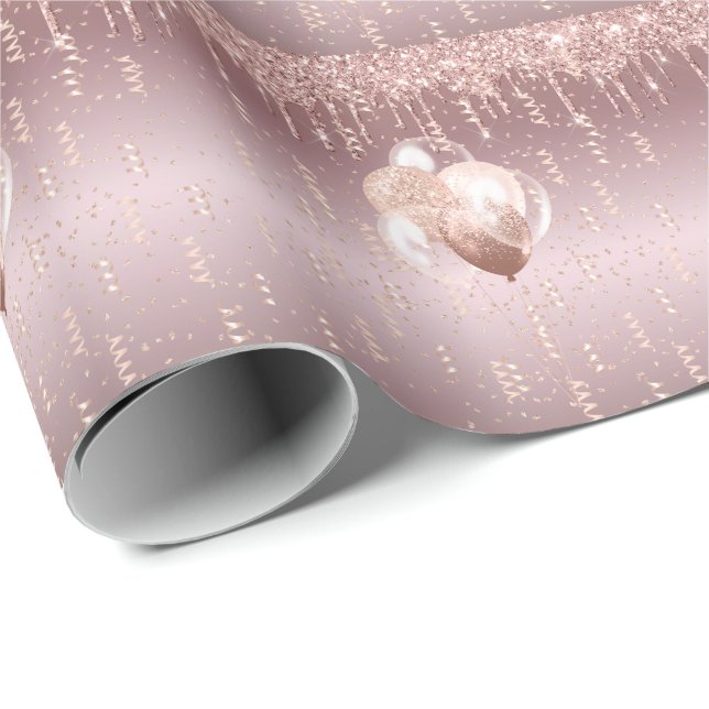 Wrapping Paper Roll 6' A Rose Gold Celebration  (Roll Corner)