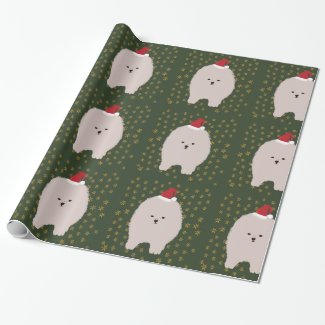 Wrapping Paper, Santa Dog