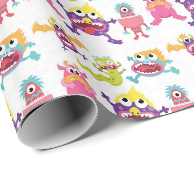 Wrapping Paper - Scary Monsters (Roll Corner)