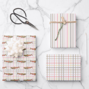 Wrapping Paper Set - Chinook Salmon
