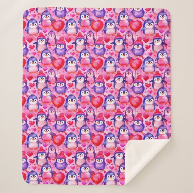 Wrapping Paper Sherpa Blanket (Front)