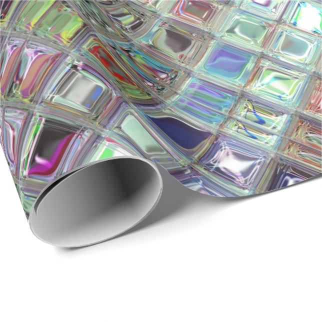 Wrapping Paper Shimmer Gems (Roll Corner)